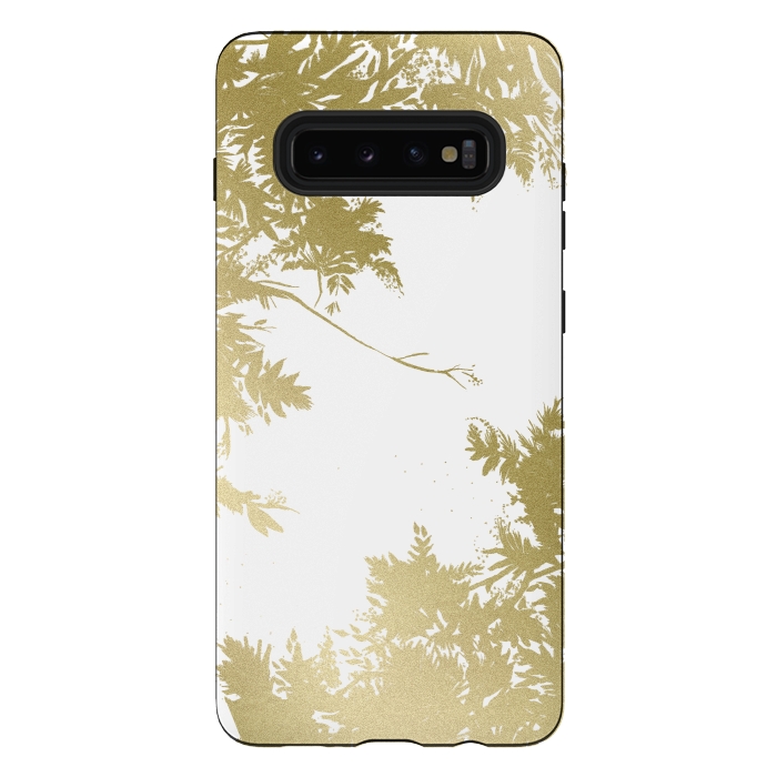 Galaxy S10 plus StrongFit Night's Sky Gold by Caitlin Workman