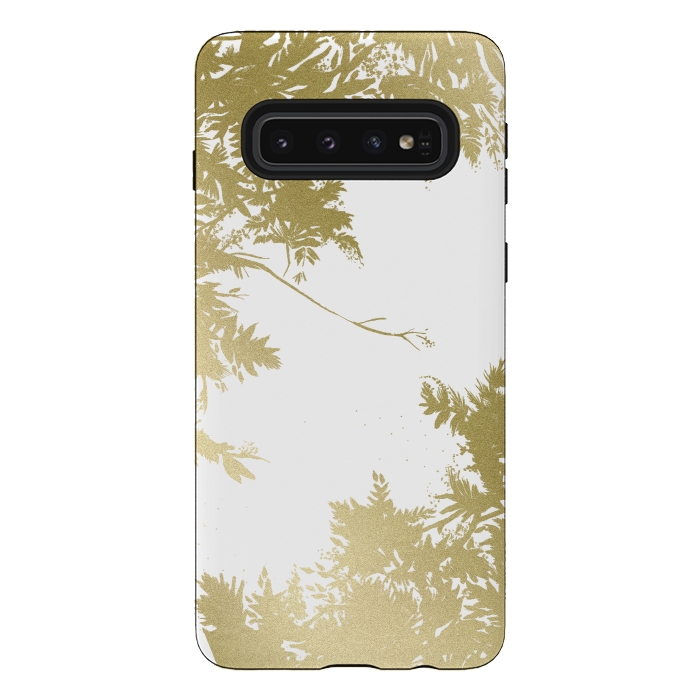 Galaxy S10 StrongFit Night's Sky Gold by Caitlin Workman