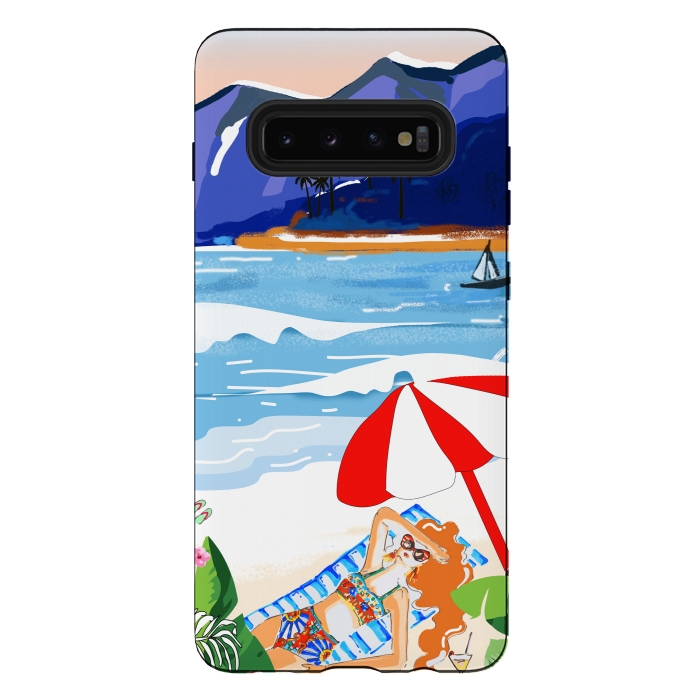 Galaxy S10 plus StrongFit Beach Holiday 3 by MUKTA LATA BARUA