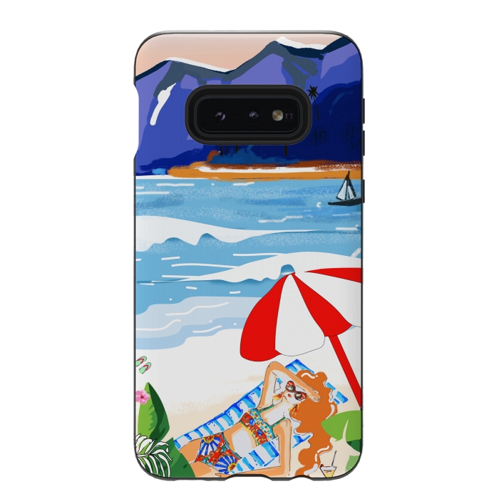 Galaxy S10e StrongFit Beach Holiday 3 by MUKTA LATA BARUA