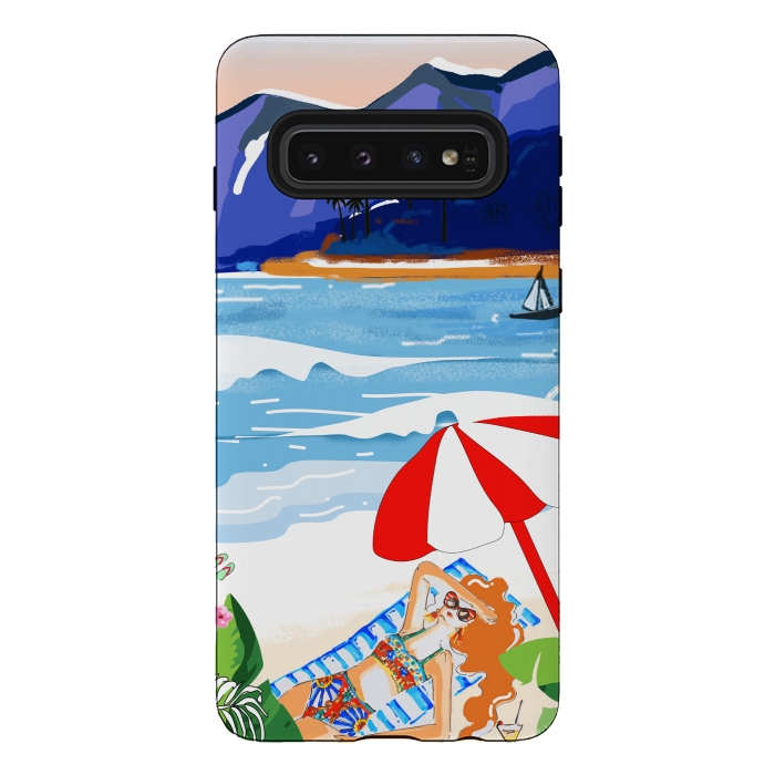 Galaxy S10 StrongFit Beach Holiday 3 by MUKTA LATA BARUA