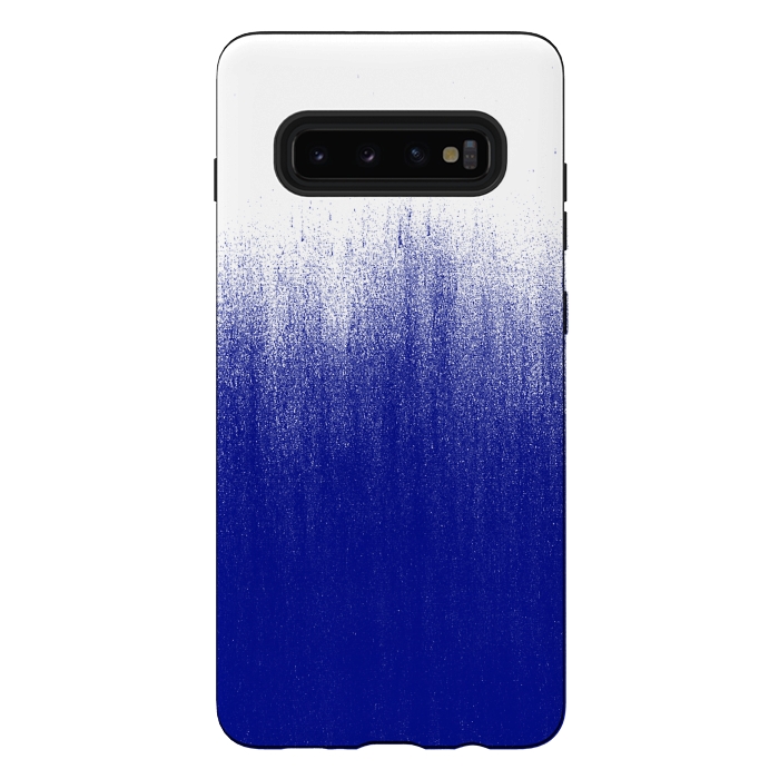 Galaxy S10 plus StrongFit Blue Ombre by Caitlin Workman