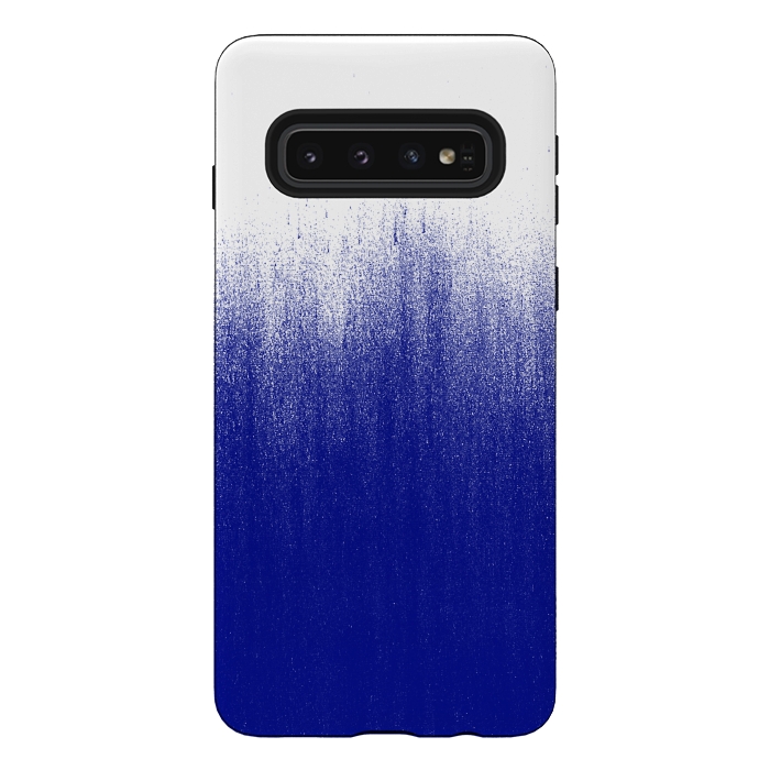 Galaxy S10 StrongFit Blue Ombre by Caitlin Workman