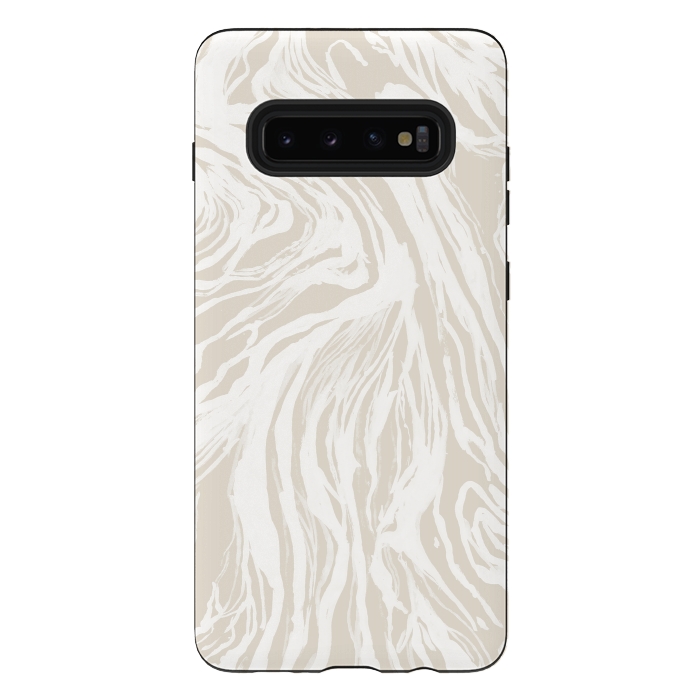 Galaxy S10 plus StrongFit Nude Marble by Caitlin Workman