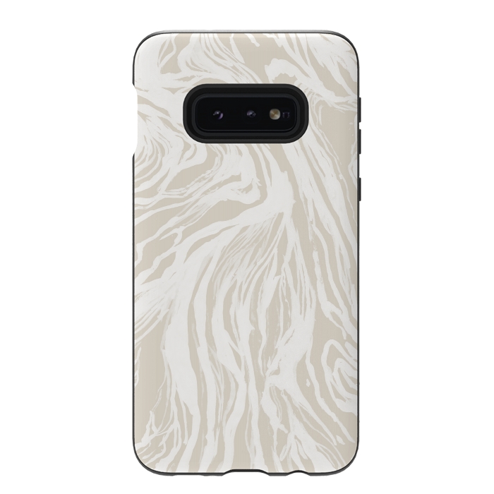 Galaxy S10e StrongFit Nude Marble by Caitlin Workman