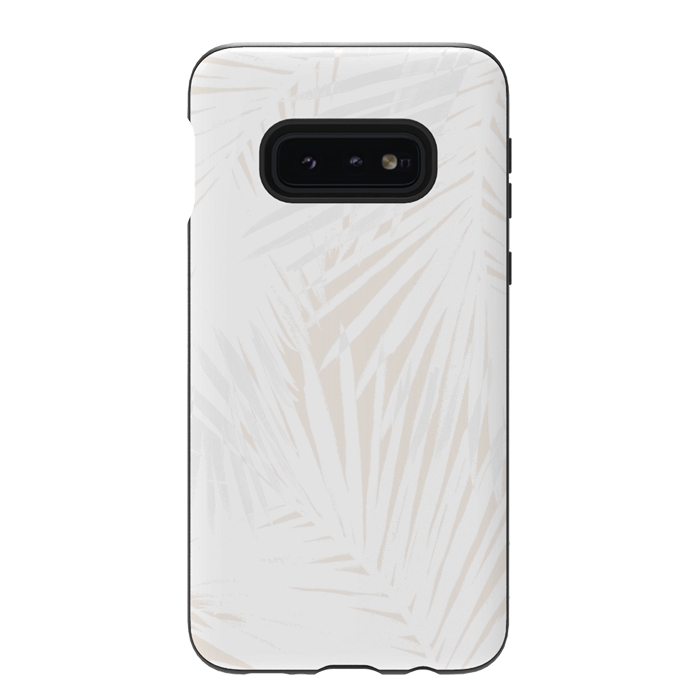 Galaxy S10e StrongFit Blush Palms by Caitlin Workman