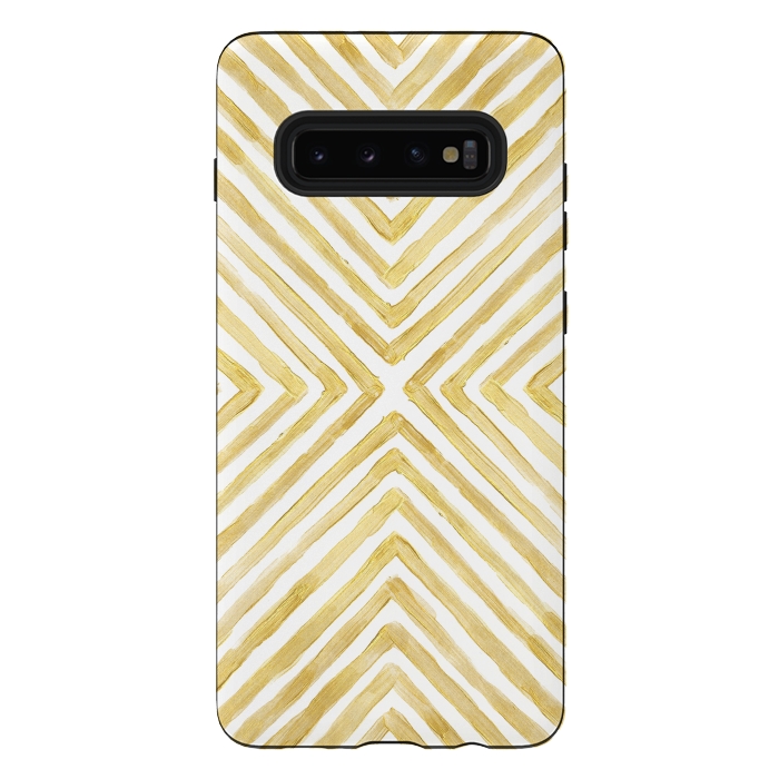 Galaxy S10 plus StrongFit Gilded Bars by Caitlin Workman