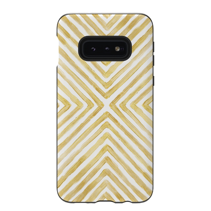 Galaxy S10e StrongFit Gilded Bars by Caitlin Workman