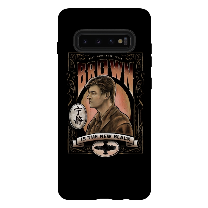 Galaxy S10 plus StrongFit Brown is the new black by Barrett Biggers