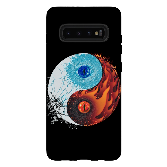 Galaxy S10 plus StrongFit Ice and Fire by Branko Ricov