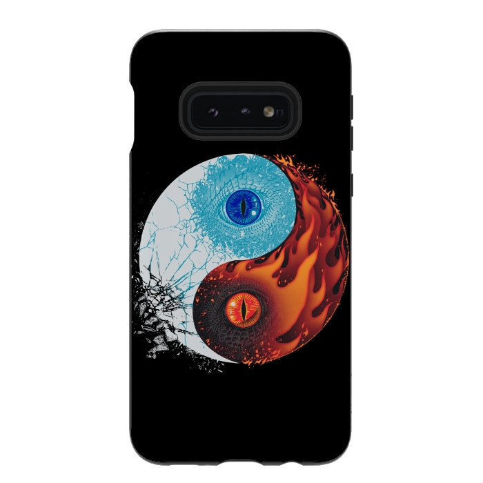 Galaxy S10e StrongFit Ice and Fire by Branko Ricov