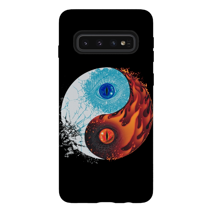 Galaxy S10 StrongFit Ice and Fire by Branko Ricov