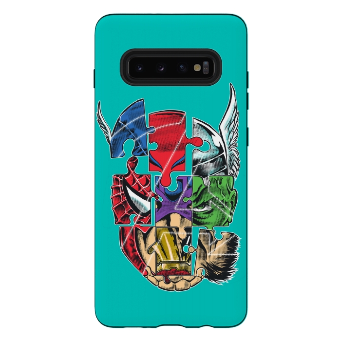 Galaxy S10 plus StrongFit Almighty Avenger by Branko Ricov
