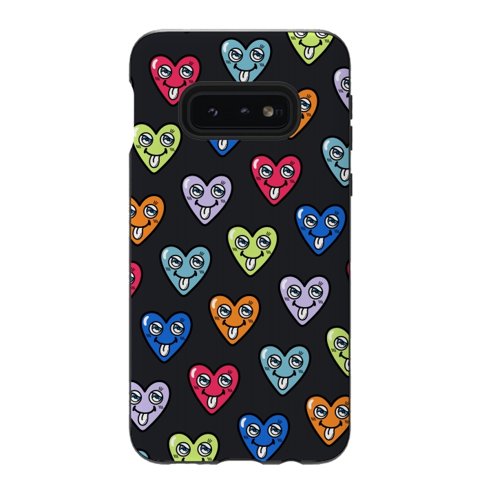 Galaxy S10e StrongFit LOVE HEARTS by Michael Cheung
