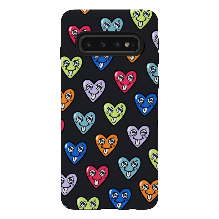 Galaxy S10 StrongFit LOVE HEARTS by Michael Cheung