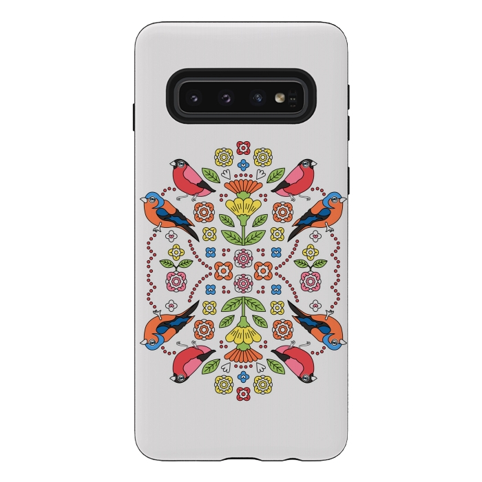 Galaxy S10 StrongFit LOVE BIRDS by Michael Cheung