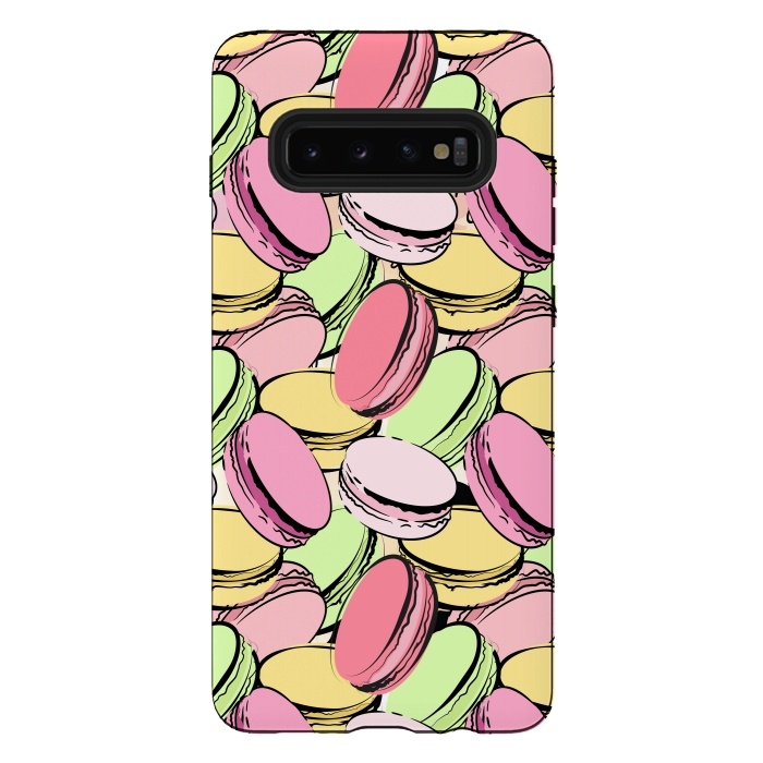 Galaxy S10 plus StrongFit Sweet Macarons by Martina