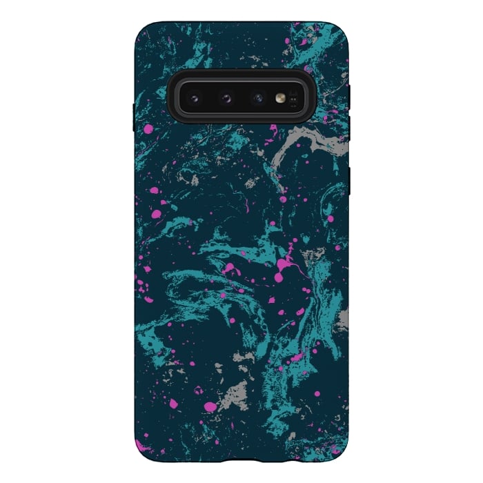 Galaxy S10 StrongFit Marble by Susanna Nousiainen