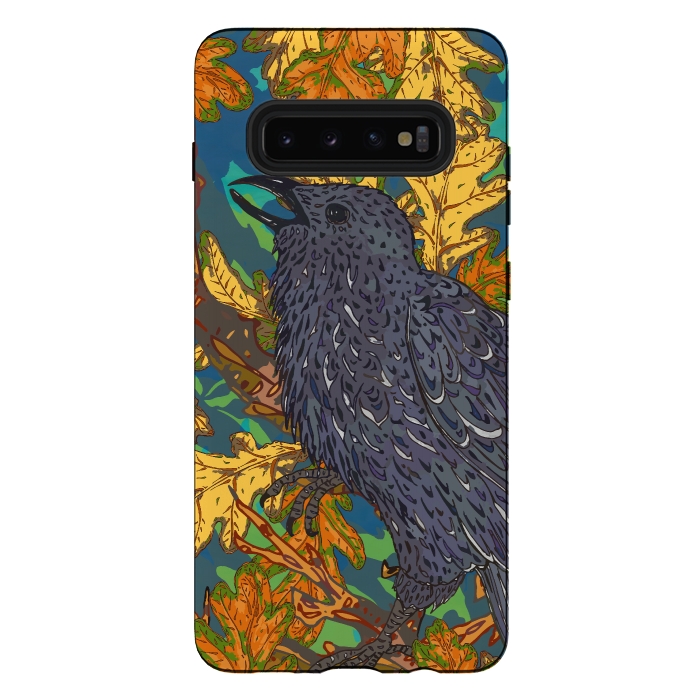 Galaxy S10 plus StrongFit Raven and Oak by Lotti Brown