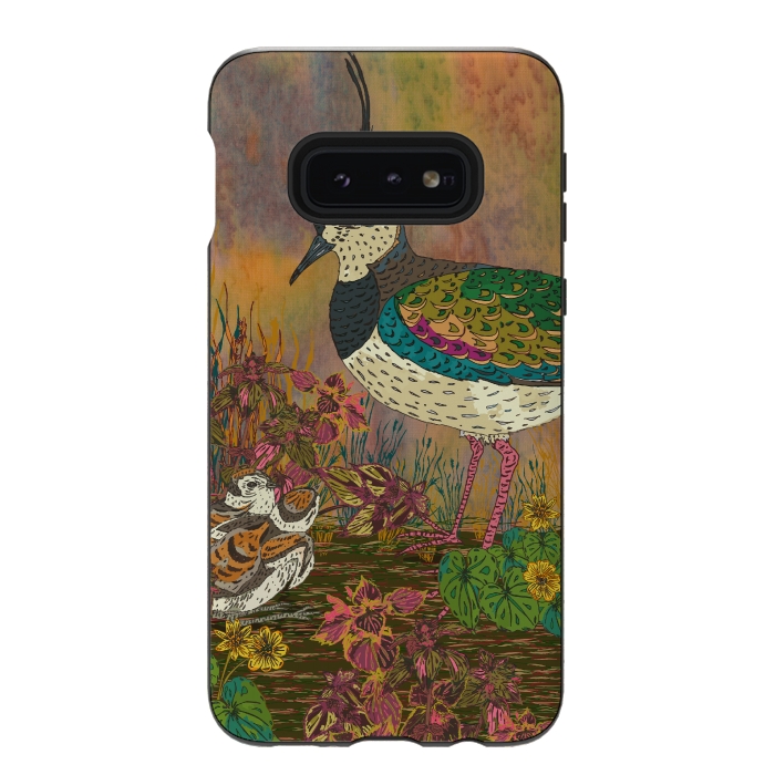 Galaxy S10e StrongFit Lapwing Revival by Lotti Brown