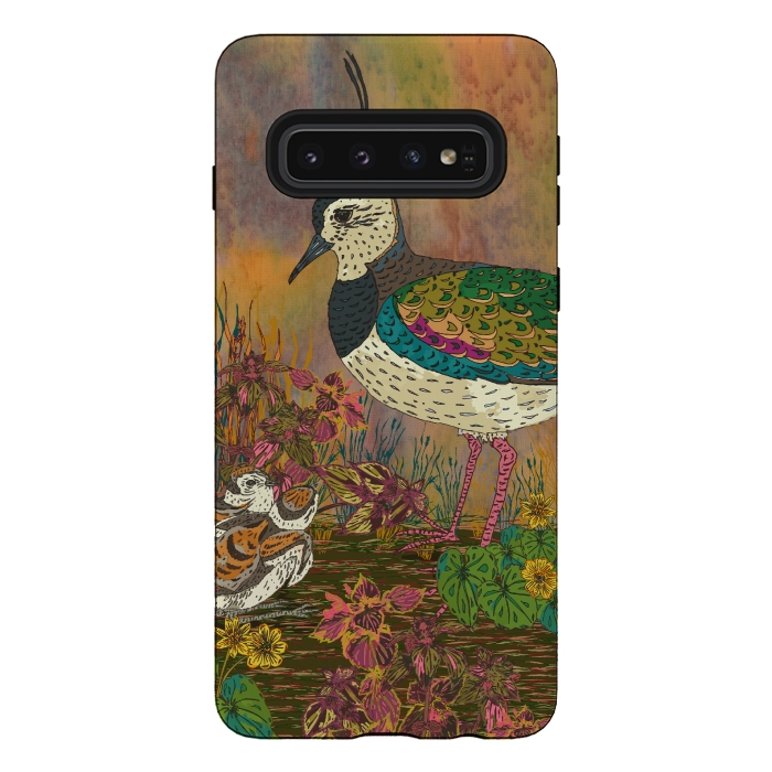 Galaxy S10 StrongFit Lapwing Revival by Lotti Brown