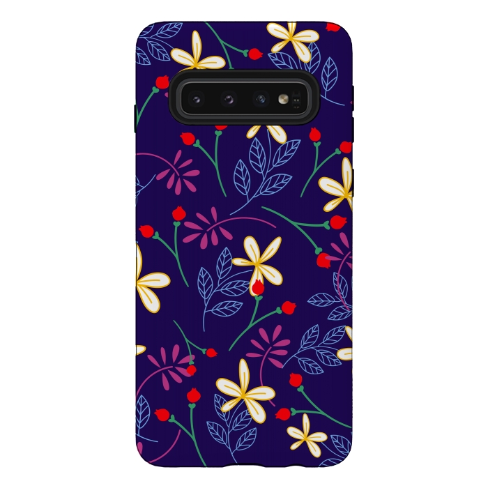 Galaxy S10 StrongFit Floral Paradise II by Allgirls Studio