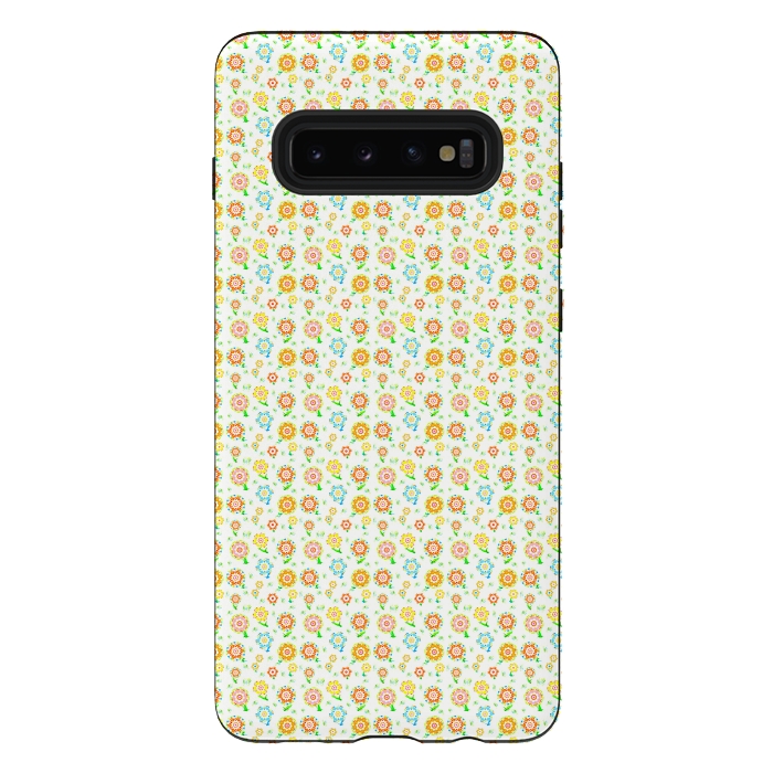 Galaxy S10 plus StrongFit Tiny Sweeties by Bettie * Blue