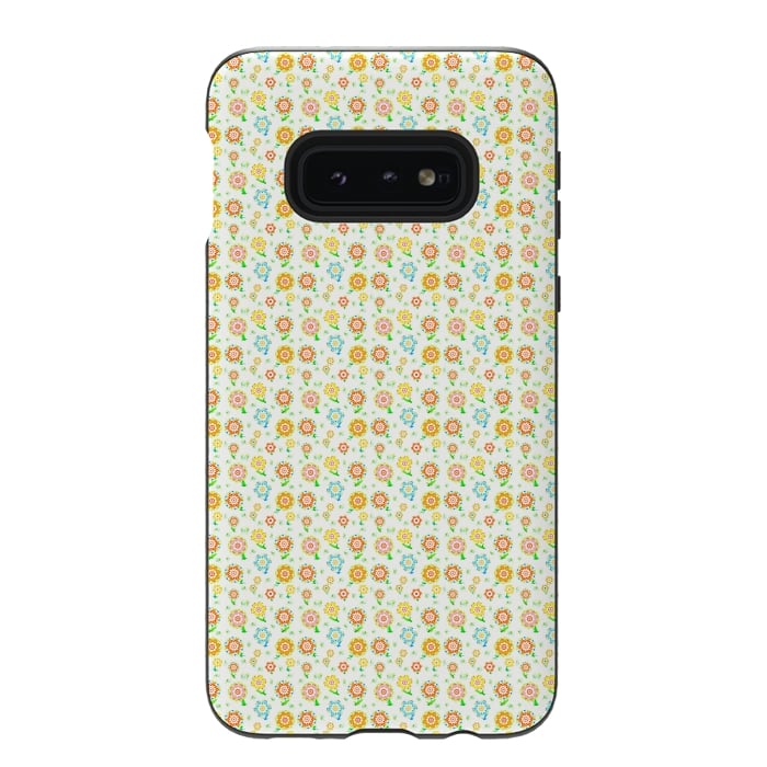 Galaxy S10e StrongFit Tiny Sweeties by Bettie * Blue