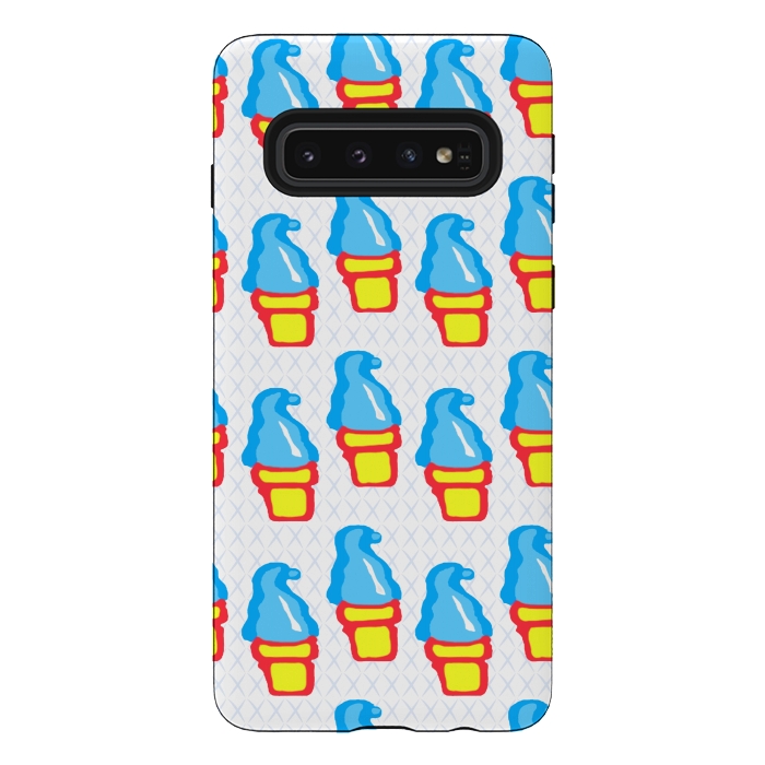 Galaxy S10 StrongFit We All Scream for Ice Cream by Bettie * Blue