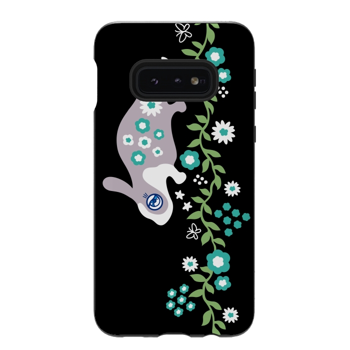 Galaxy S10e StrongFit Rabbit in Garden by Michael Cheung