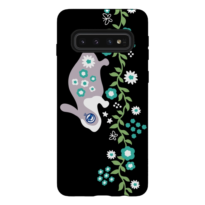 Galaxy S10 StrongFit Rabbit in Garden by Michael Cheung