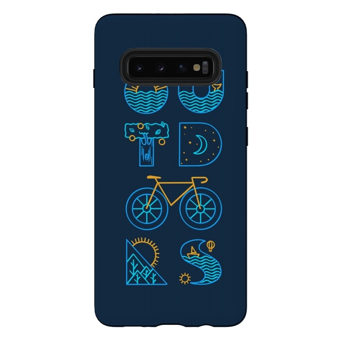 Galaxy S10 plus StrongFit Outdoors by Coffee Man