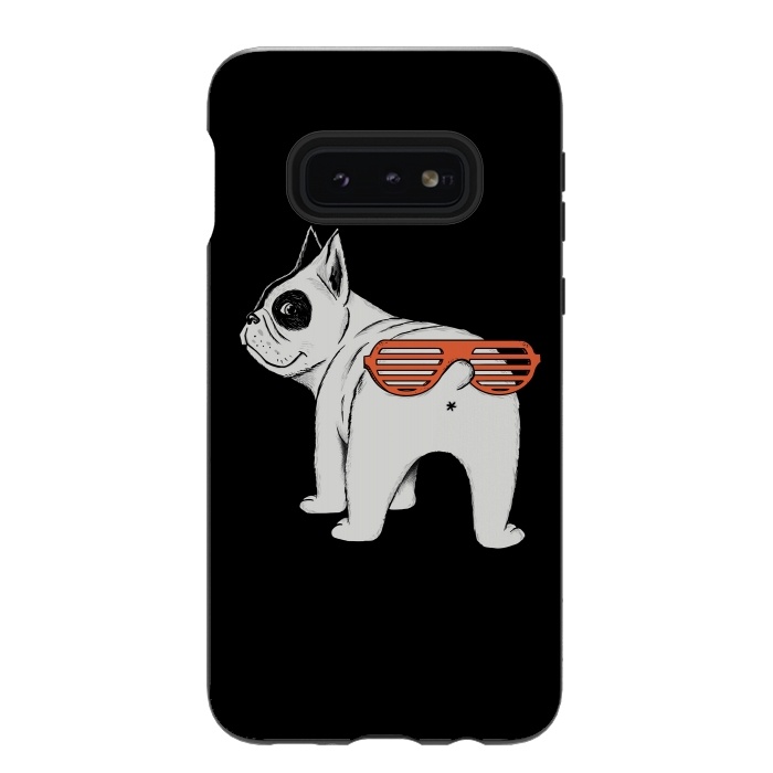 Galaxy S10e StrongFit Dog second face by Coffee Man