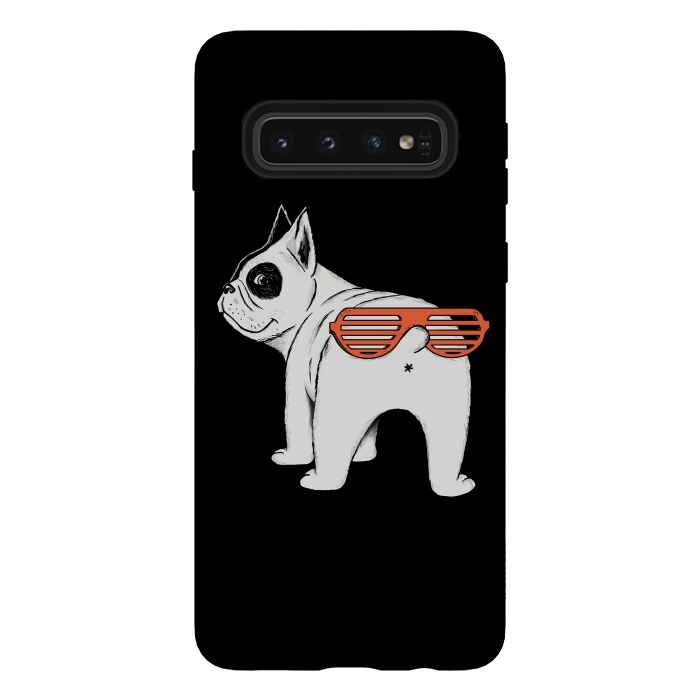 Galaxy S10 StrongFit Dog second face by Coffee Man