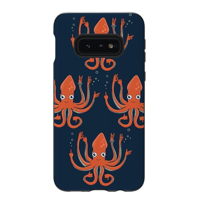 Galaxy S10e StrongFit Signals Octopus  by Coffee Man