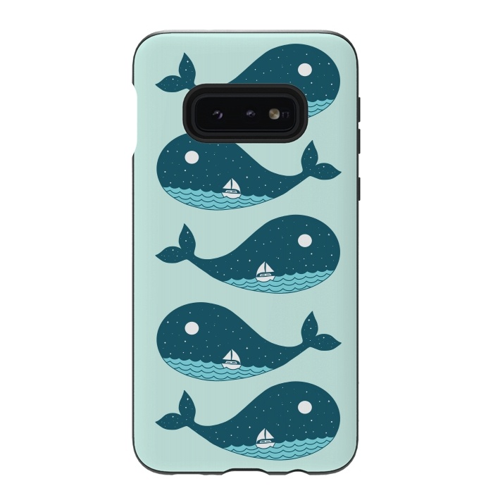Galaxy S10e StrongFit Whale Landscape 2 by Coffee Man