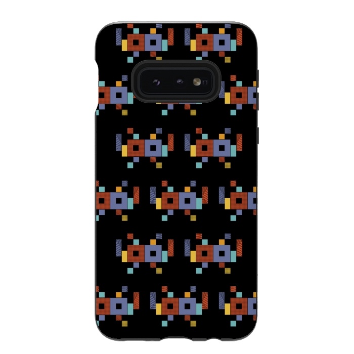 Galaxy S10e StrongFit Retro Cubism by Coffee Man