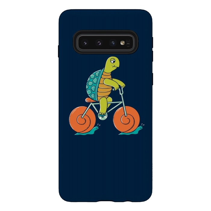 Galaxy S10 StrongFit Fast and Cute by Coffee Man