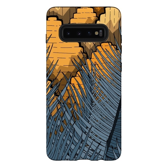 Galaxy S10 plus StrongFit Pyramid Mountains by Steve Wade (Swade)