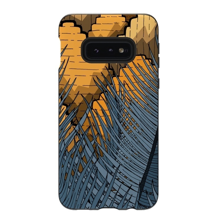 Galaxy S10e StrongFit Pyramid Mountains by Steve Wade (Swade)
