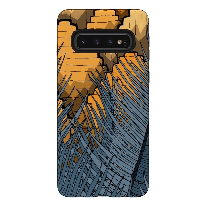 Galaxy S10 StrongFit Pyramid Mountains by Steve Wade (Swade)