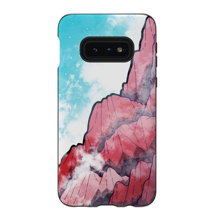 Galaxy S10e StrongFit The Misty Mountains by Steve Wade (Swade)