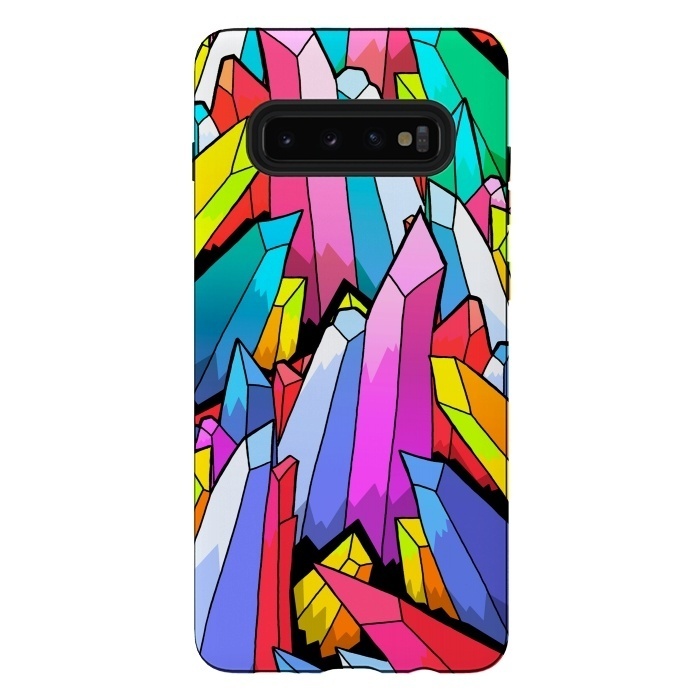 Galaxy S10 plus StrongFit Colour Crystals  by Steve Wade (Swade)