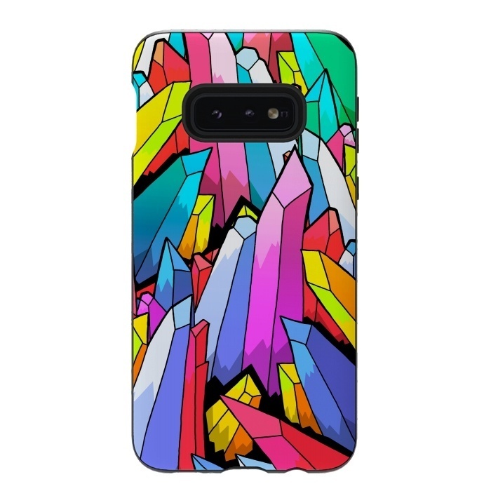 Galaxy S10e StrongFit Colour Crystals  by Steve Wade (Swade)