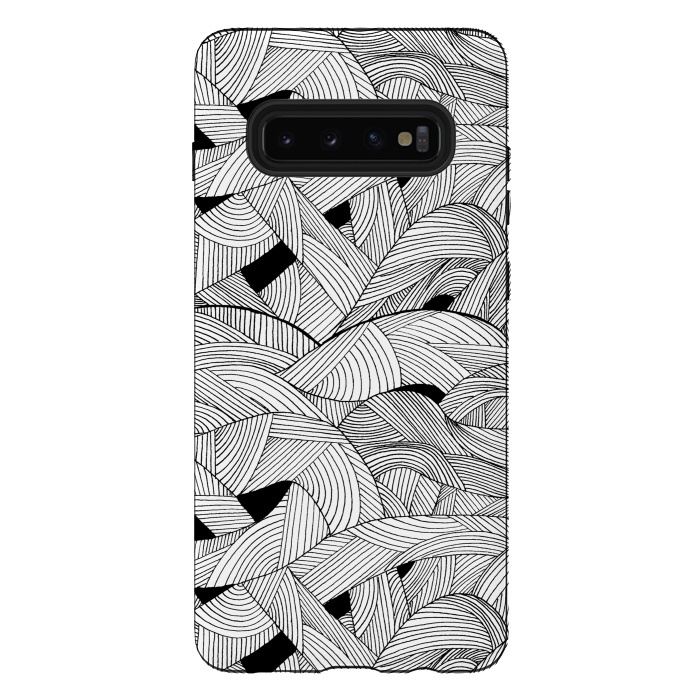 Galaxy S10 plus StrongFit The Tangled Waves by Steve Wade (Swade)