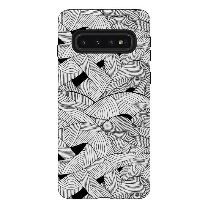 Galaxy S10 StrongFit The Tangled Waves by Steve Wade (Swade)