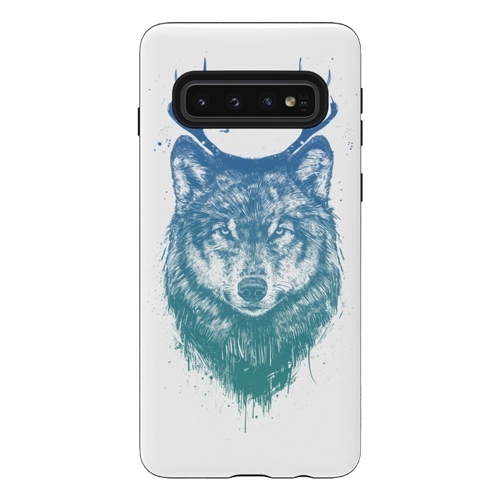 Galaxy S10 StrongFit Deer wolf by Balazs Solti