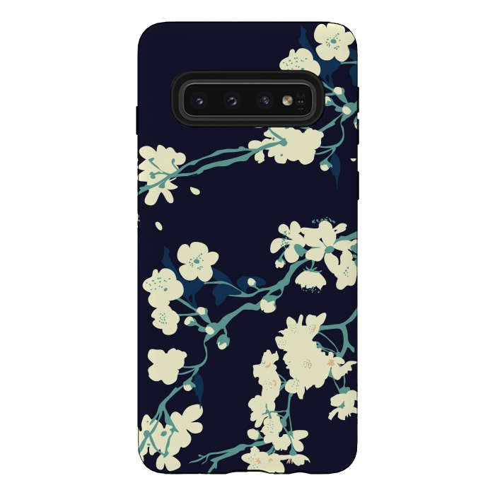 Galaxy S10 StrongFit Cherry Blossoms by Zoe Charlotte