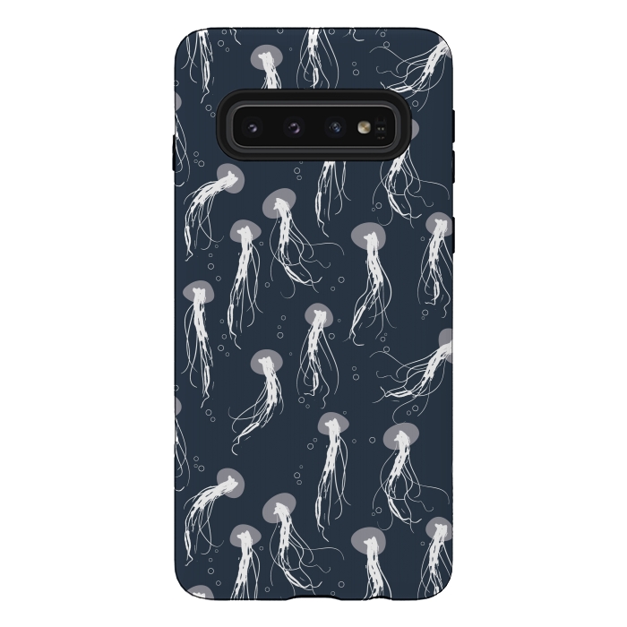 Galaxy S10 StrongFit Jellyfish by Zoe Charlotte
