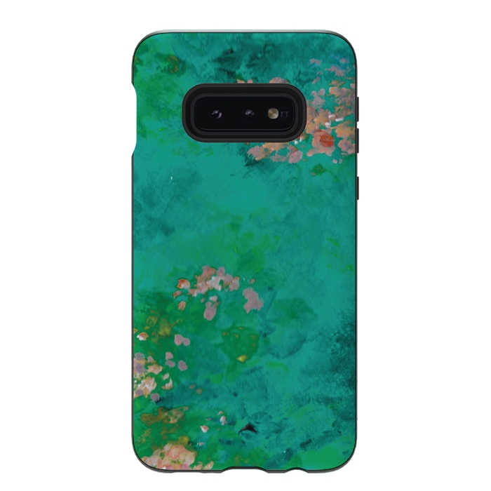 Galaxy S10e StrongFit Impressionist Lake by Zoe Charlotte